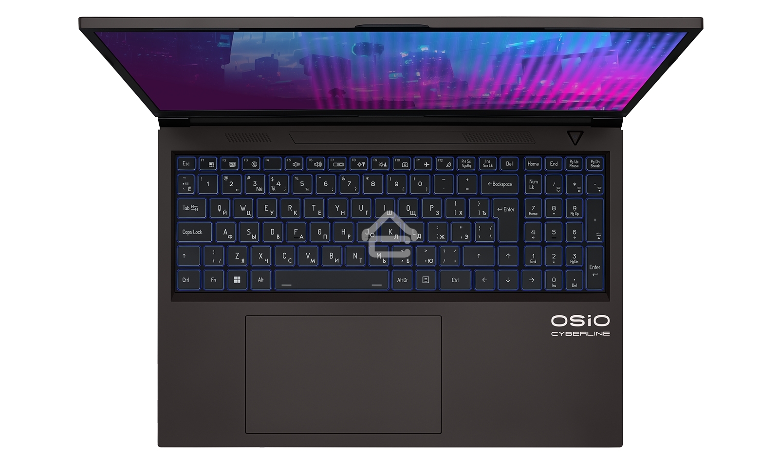 Ноутбук Osio CyberLine C160i-004 коричневый Core i7 12650H 16Gb SSD512Gb NVIDIA GeForce RTX4060 8Gb 16