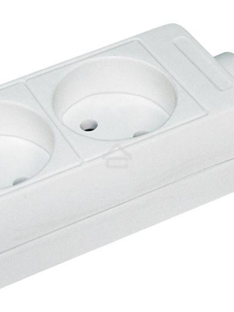 Удлинитель 2х3м без заземл. 10А IP20 У2 2P 2х0.75 ИЭК WYP10-06-02-03-N