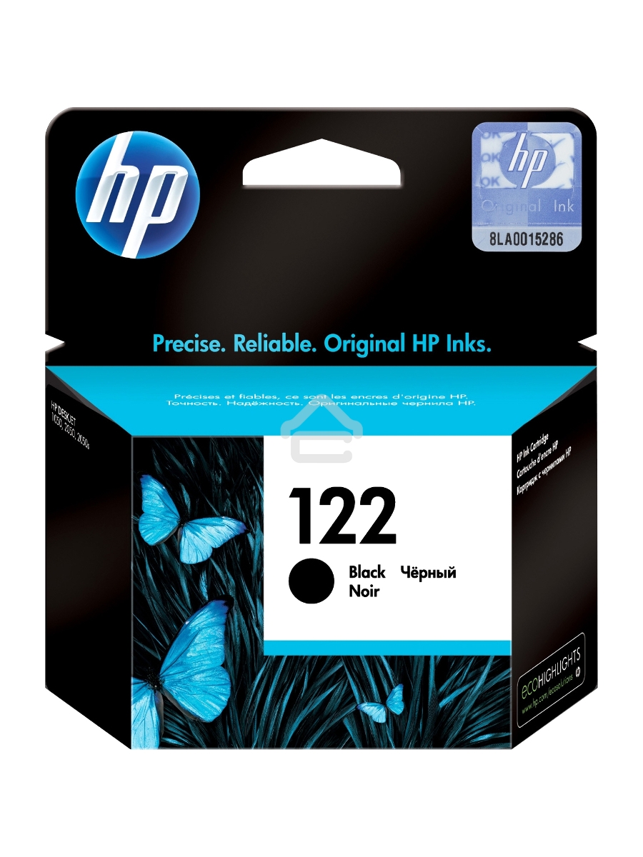 Картридж струйный HP 122 CH561HE черный для HP DJ 1050/2050/2050s (120стр.)