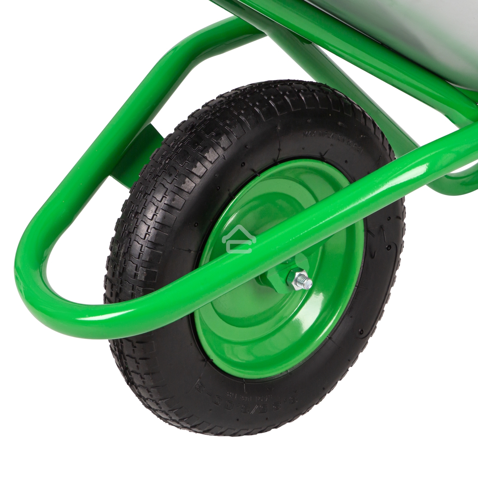 Тачка садово-строительная Сибртех, грузоподъемность 170 кг, обьем 90 л