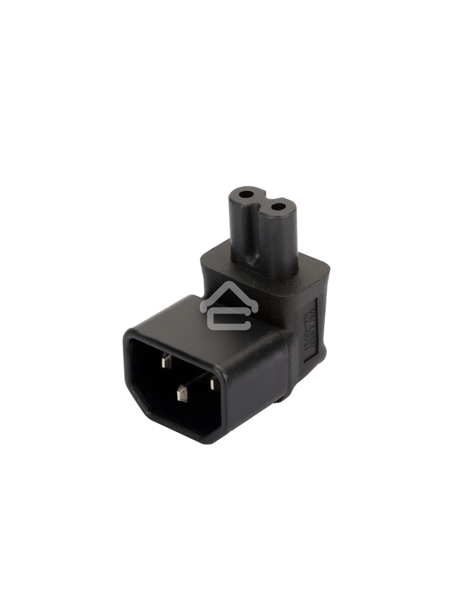 Переходник 4PH C14 - C7 угловой, черный, 4PH-R90292
