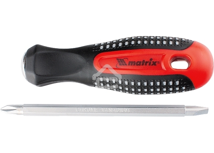 Отвертка Matrix комбинированная fusion sl6.0 / ph2мм crv 3-х компонентная рукоятка anti slip