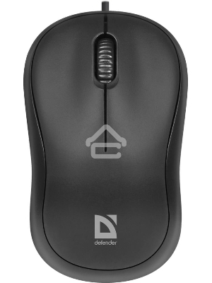 Мышь проводная Defender Patch MS-759 черный, 1000 dpi, USB, кнопки - 3
