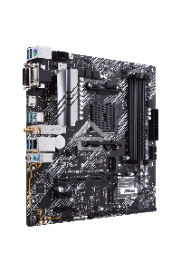 Материнская плата ASUS PRIME B550M-A WIFI II, AM4, AMD B550, 4xDDR4, 4xSATA, 2xM.2, 1xPCI-E 4.0 x16, 2xPCI-E x1, 1xDVI-D, 1xHDMI, 1xVGA, 1x 1Gb LAN, 2xUSB-A 3.2 Gen 2, 4xUSB-A 3.2 Gen 1, 3x3.5 мм, 7.1, Micro-ATX