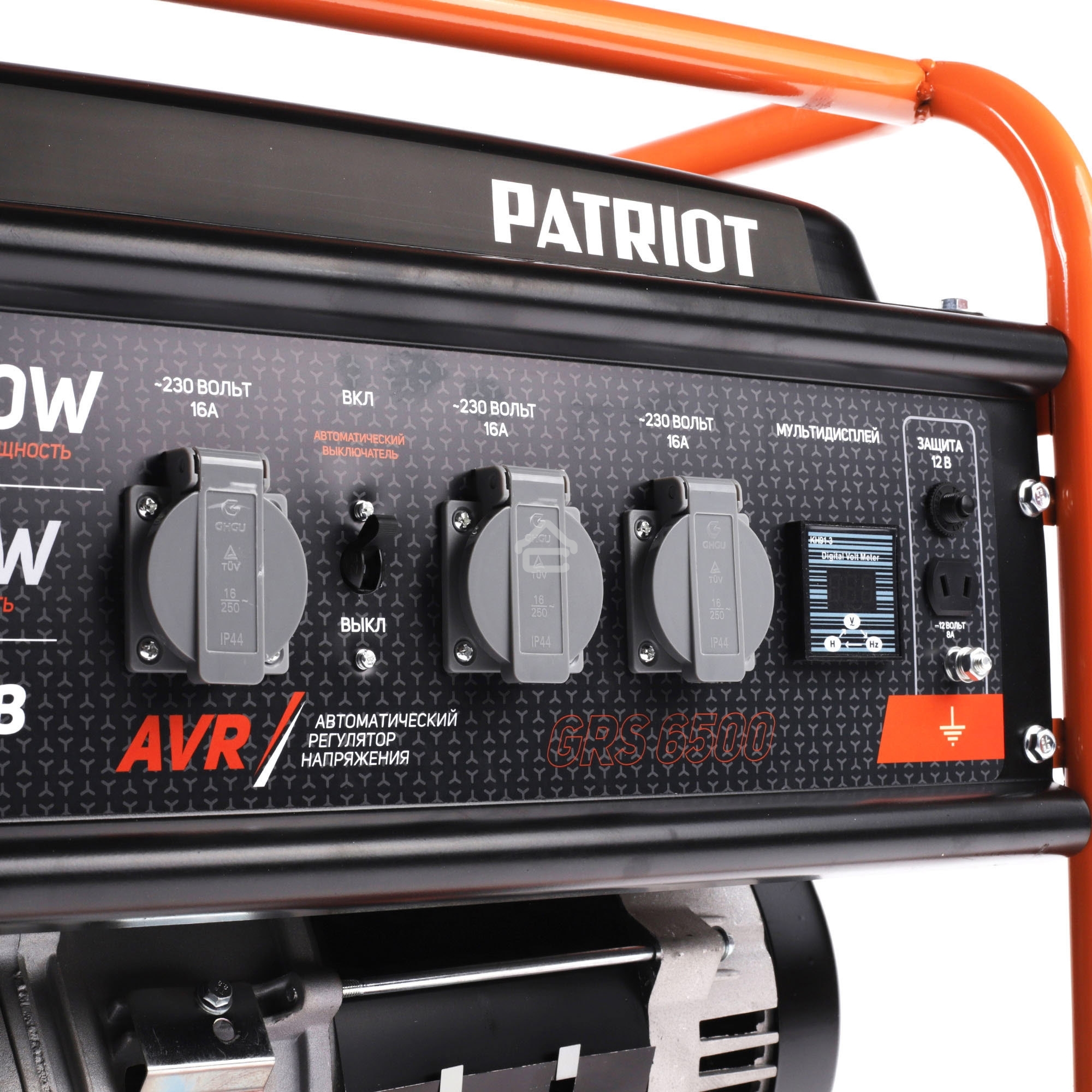 Электрогенератор бензиновый Patriot GRS 6500, 5.5 кВт, 75 дБ, 70 кг