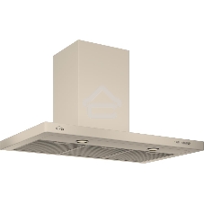 Вытяжка каминная Elikor Квадра 90П-650-К3Д топленое молоко, 90 см, 650 куб. м/ч, 56 дБ