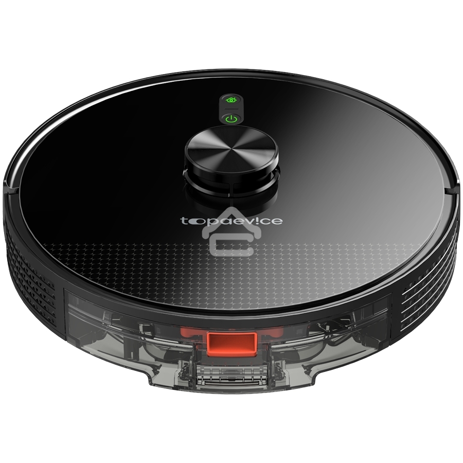 Робот-пылесос TopDevice TDSRC003_BK черный, 40 Вт, 2600 мА·ч Li-Ion, уборка влажная/сухая, пылесборник контейнер 0.4 л