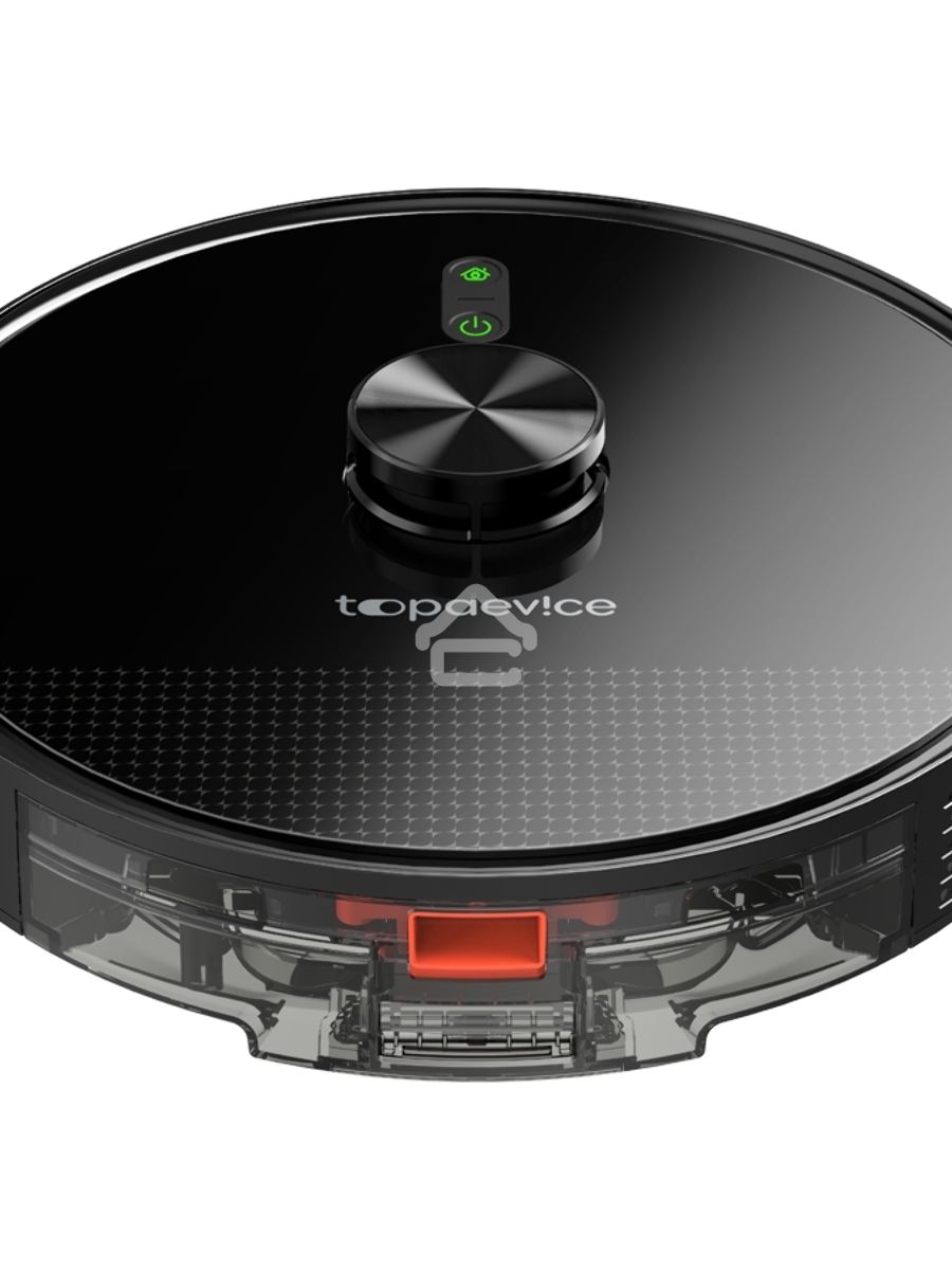 Робот-пылесос TopDevice TDSRC003_BK черный, 40 Вт, 2600 мАч Li-Ion, уборка влажная/сухая, пылесборник контейнер 0.4 л