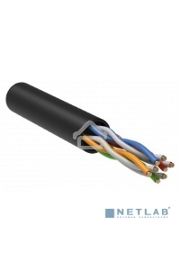 Витая пара U/UTP кат.5E 4x2x24AWG LSZH черный (305м) ITK LC3-C5E04-129