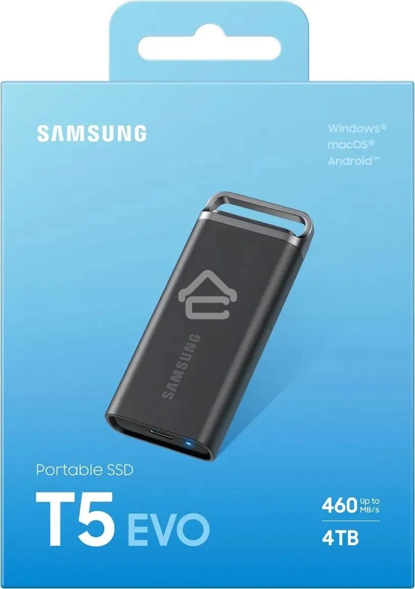 Внешний накопитель SSD Samsung T5 EVO External 4Tb (1024GB) BLACK USB 3.2 (MU-PH4T0S/WW) 1year