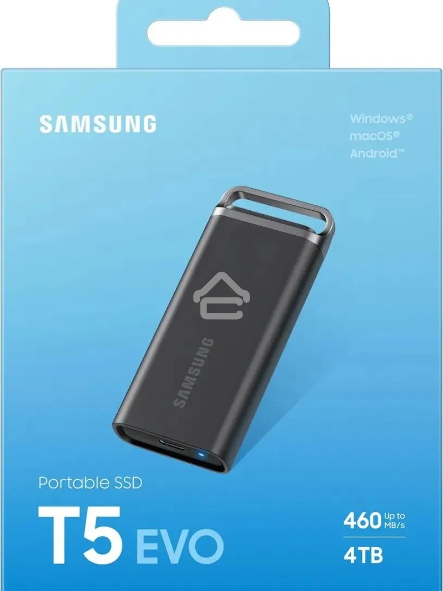 Внешний накопитель SSD Samsung T5 EVO External 4Tb (1024GB) BLACK USB 3.2 (MU-PH4T0S/WW) 1year