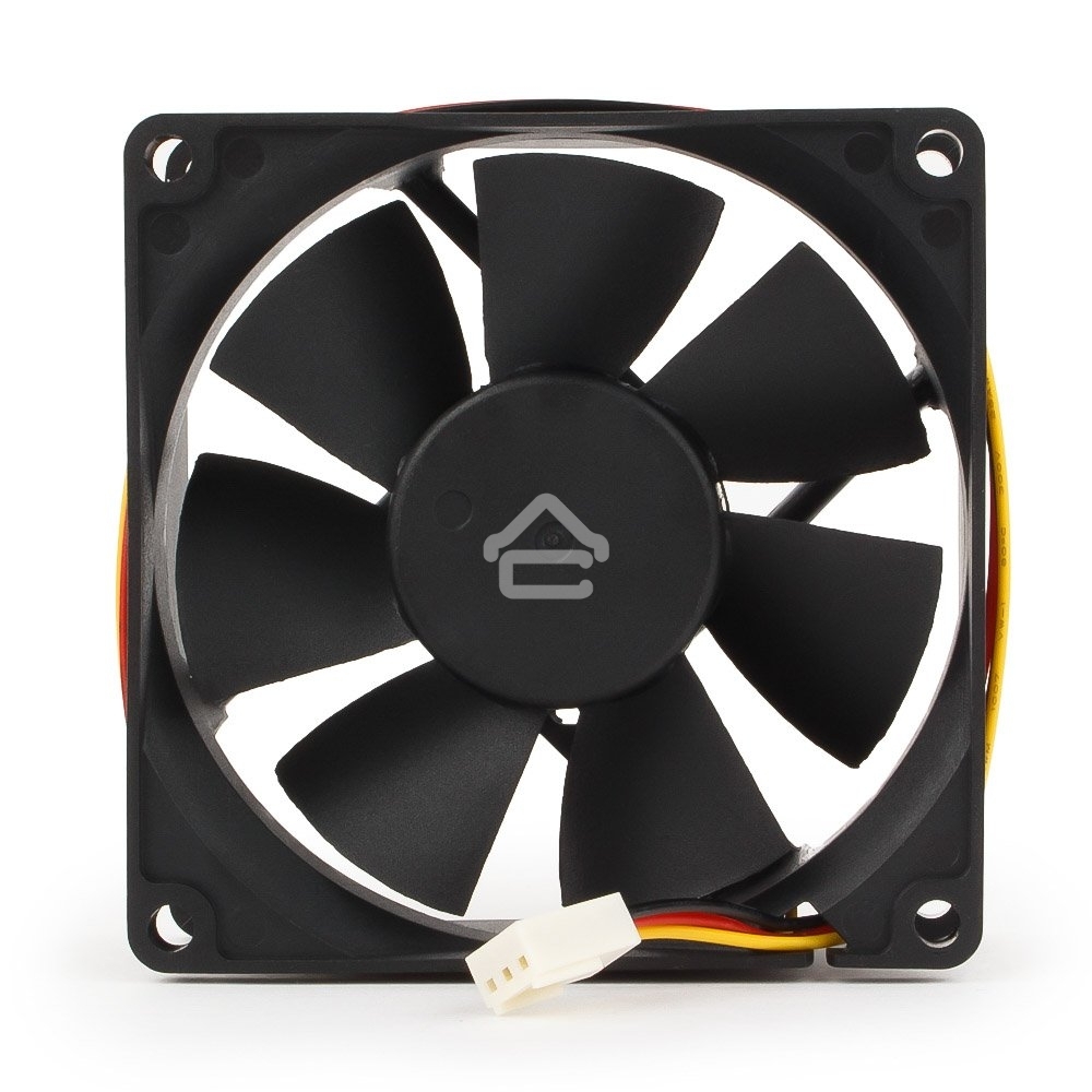 Вентилятор для корпуса Gembird FANCASE/BALL-3100 черный, 80 мм, 3100 об/мин, 38.65 дБ, 3 pin