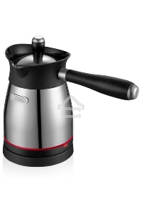 Кофеварка-турка электрическая Centek CT-1080 SS металл, исп. кофе - молотый, 0.5 л, 480 Вт