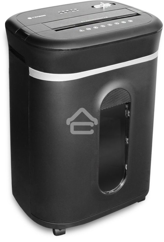 Шредер ГЕЛЕОС УМ28-4, DIN P-4 (4 ур-нь секр.), фрагмент 3,9х30мм, 19-21 лист (70г/м2), CD/пл.карты/скрепки/скобы, 28 литров