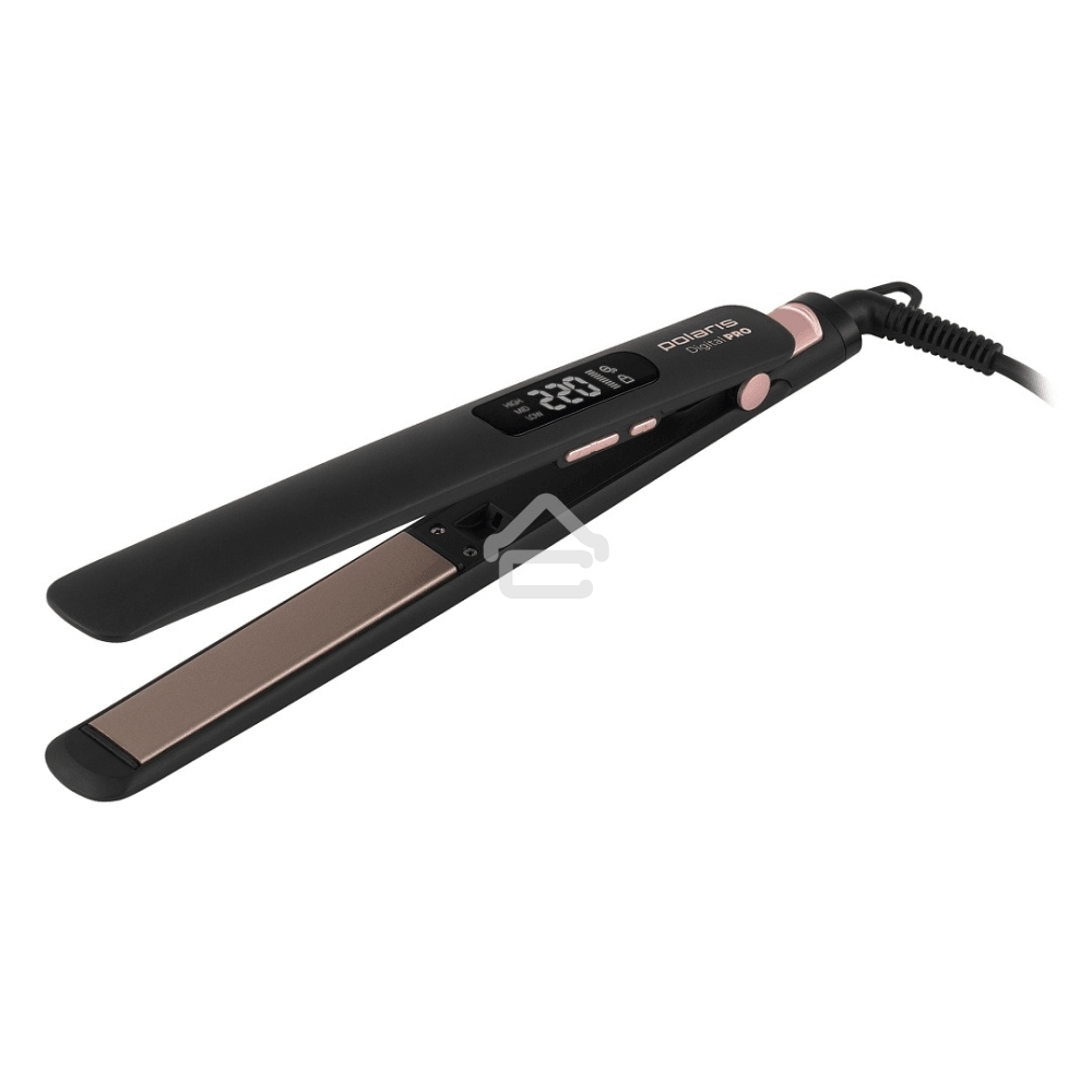 Щипцы Polaris PHS 5012KT UltraSlim Digital Pro 50Вт макс.темп.:220С покрытие:керамическое розовое золото/черный