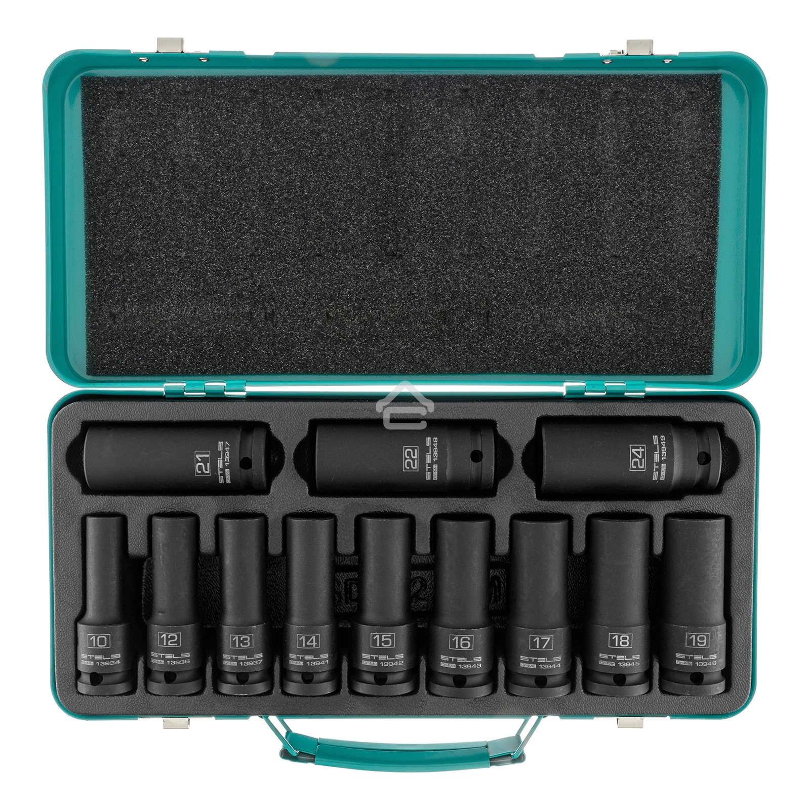 Набор ударных глубоких шестигранных торцевых головок 1/2