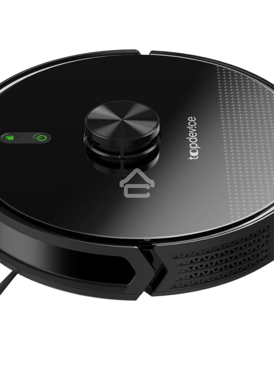 Робот-пылесос TopDevice TDSRC003_BK черный, 40 Вт, 2600 мАч Li-Ion, уборка влажная/сухая, пылесборник контейнер 0.4 л