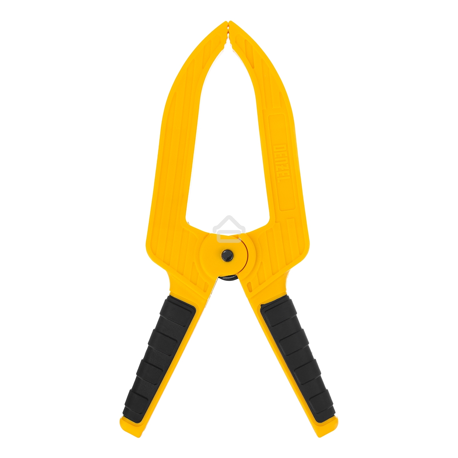 Струбцина клещеобразная Denzel удлиненная 50 х 80 мм двухкомпонентные рукоятки