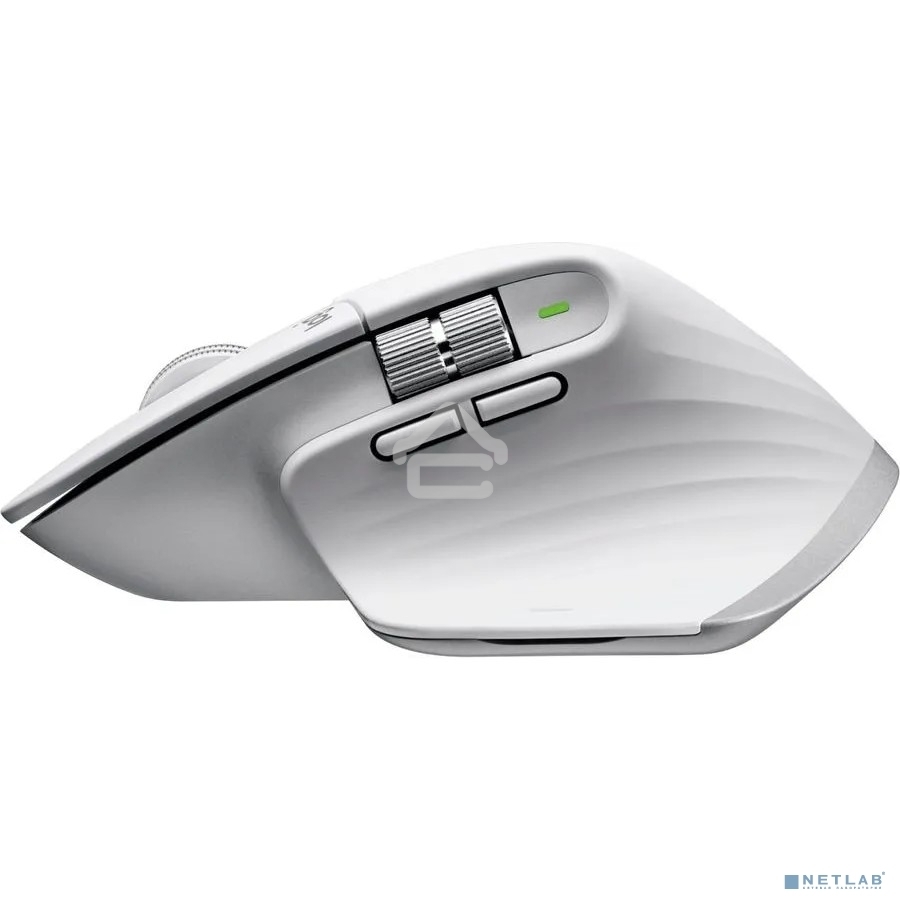 Мышь беспроводная Logitech MX Master 3s светло-серый, 8000 dpi, радиоканал, Bluetooth, USB, кнопки - 7