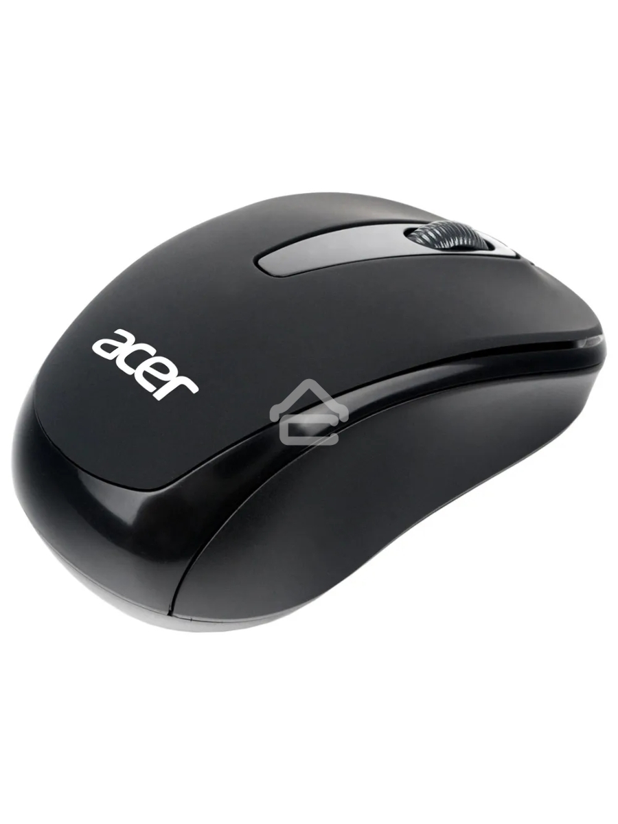 Мышь беспроводная Acer OMR133 черный, 1000 dpi, радиоканал, USB, кнопки - 3