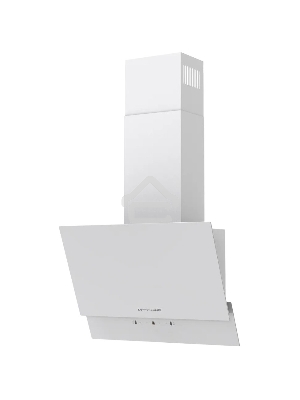 Наклонная вытяжка Kuppersberg F 603 W, 60 см, High-Tech, таймер, макс. производительность 850 м3/ч, 3 скорости, обратный клапан, сенсорное управление, дисплей, LED освещение, уровень шума 53 дБ, цвет белый