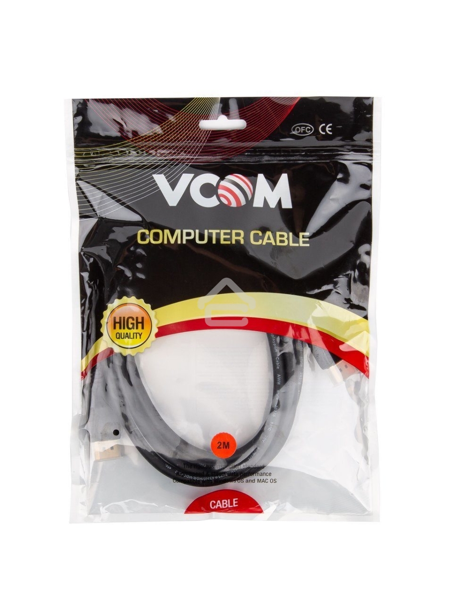 Кабель соединительный DISPLAY PORT v1.4, 8K@60Hz, 2m VCOM <CG632-2M>