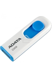 Флеш диск AData 16Gb C008 AC008-16G-RWE USB2.0 белый