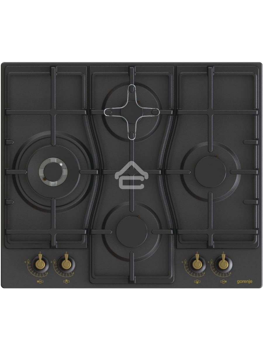 Газовая варочная поверхность Gorenje GW6D42CLB черный