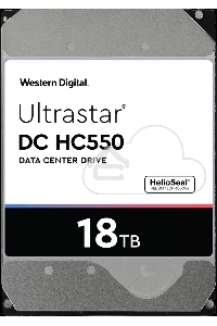 Жесткий диск Western Digital Original SATA-III 18Tb 0F38459 WUH721818ALE6L4 Ultrastar DC HC550 (7200rpm) 512Mb 3.5