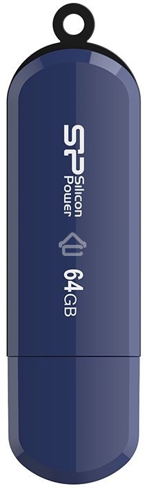 Флешка USB 64Gb Silicon Power Lux Mini 320, USB 2.0, Blue