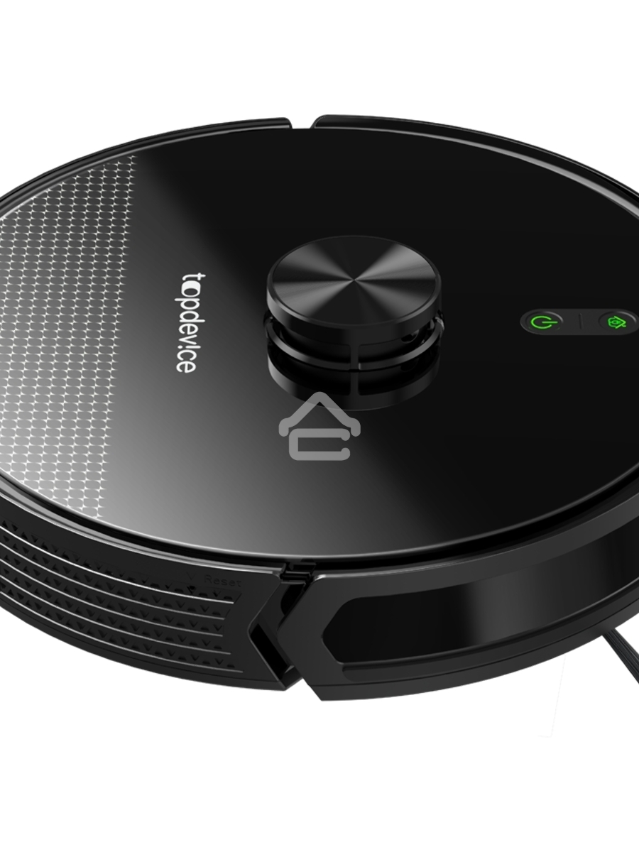Робот-пылесос TopDevice TDSRC003_BK черный, 40 Вт, 2600 мАч Li-Ion, уборка влажная/сухая, пылесборник контейнер 0.4 л