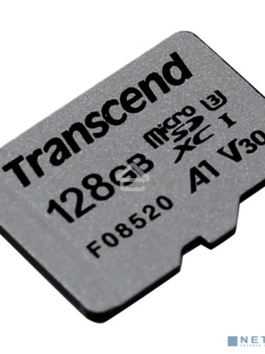 Флеш карта microSD 128GB Transcend microSDXC Class 10 UHS-I U3, V30, A1, (без адаптера), TLC