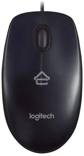 Мышь проводная Logitech M90 черный/серый, 1000 dpi, USB, кнопки - 3
