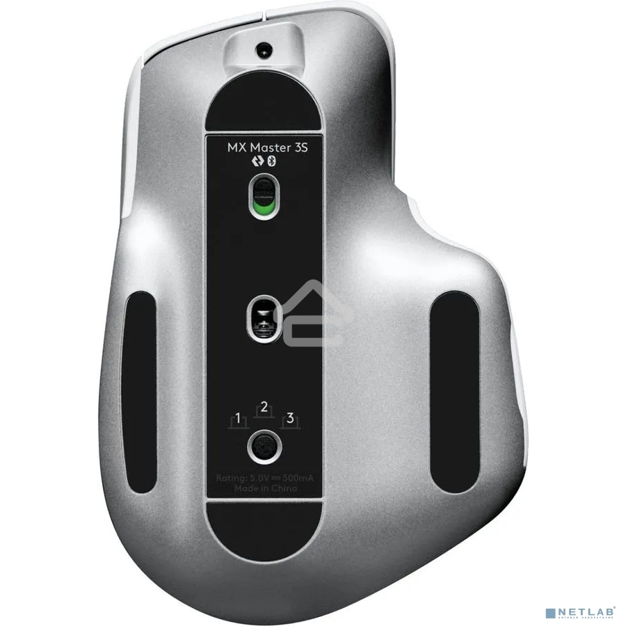 Мышь беспроводная Logitech MX Master 3s светло-серый, 8000 dpi, радиоканал, Bluetooth, USB, кнопки - 7