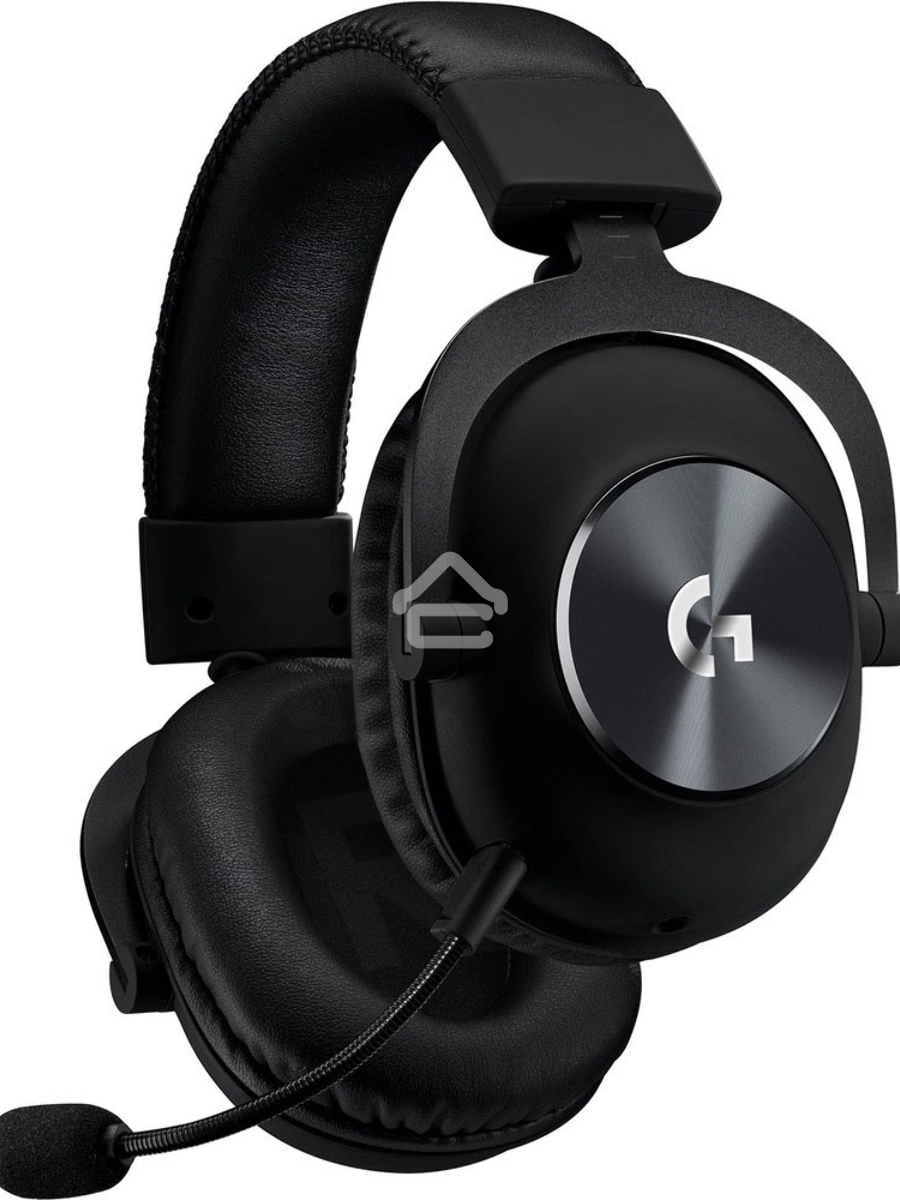 Наушники с микрофоном Logitech G Pro X черный 2м мониторные оголовье (981-000819)