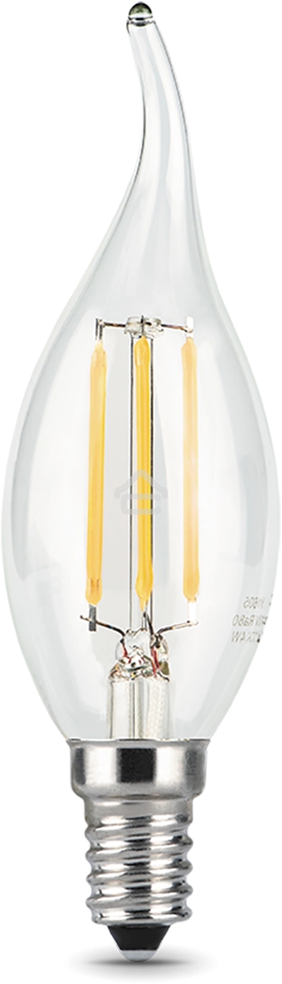 Светодиодная лампа GAUSS 104801207 LED Filament Свеча на ветру E14 7W 580lm 4100К 1/10/50