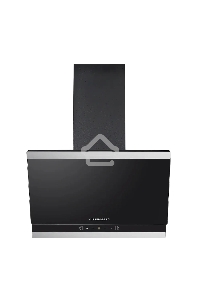 Наклонная вытяжка Kuppersberg F 603 BX, 60 см, High-Tech, таймер, макс. производительность 850 м3/ч, 3 скорости, обратный клапан, сенсорное управление, дисплей, LED освещение, уровень шума 53 дБ, цвет черный/нержавеющая сталь