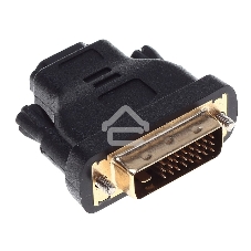 Адаптер Buro DVI-D(m)/HDMI (f) Позолоченные контакты черный