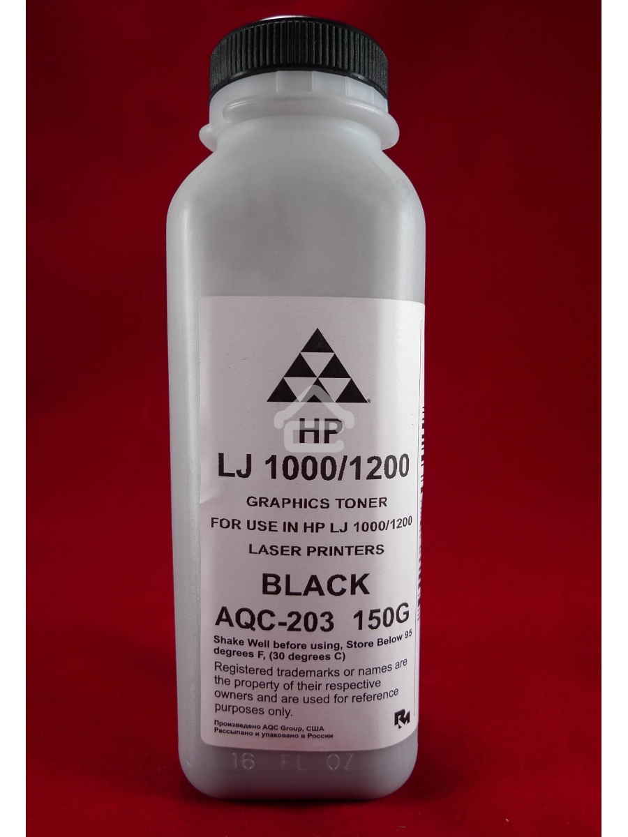 Тонер HP LJ 1200/1300/1000W (фл.150г.) (AQC-США фас России)