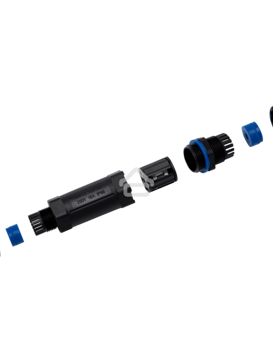 Кабельный коннектор I-образный (5PIN) IP68 Rexant