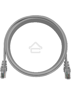 Патч-корд NTSS NTSS-PC-UTP-RJ45-6-3.0-LSZH-GY NTSS-PC-UTP-RJ45-6-3.0-LSZH-G UTP RJ-45 вил.-вилка RJ-45 кат.6 3м серый LSZH (уп.:1шт) 24AWG