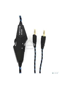 Гарнитура игровая Gembird MHS-G55   черный/синий  регулировка громкости  отключение микрофона  кабель 2.5м