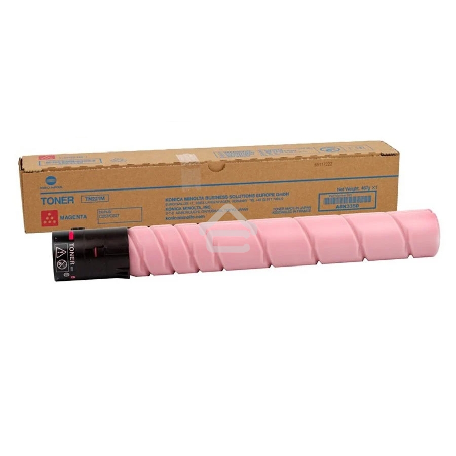Тонер-картридж Konica-Minolta TN-221M пурпурный, для bizhub C227/C287