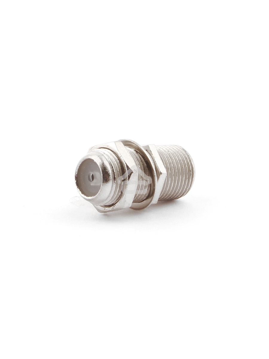 Соединитель Cablexpert APL-FF-01, F (мама) / F (мама) с гайкой и шайбой, блистер