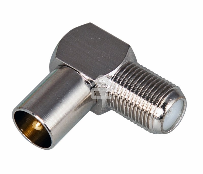 Переход гнездо F-штекер TV угловой PROCONNECT