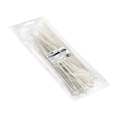 Стяжка (хомут) нейлоновая ExeGate EX293137RUS CV66-450x7.5W (нейлон 6.6, 450x7.5 мм, неоткрывающаяся, halogen free, -40°C - +85°C, белая, 100 шт)