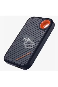 Накопитель SSD External Netac 1.0Tb ZX20 <NT01ZX20-001T-32BL> (USB3.2 Gen2 x2 Type C, up to 2000/1800MBs, 71.5x43.5x8mm, Plastic) Black