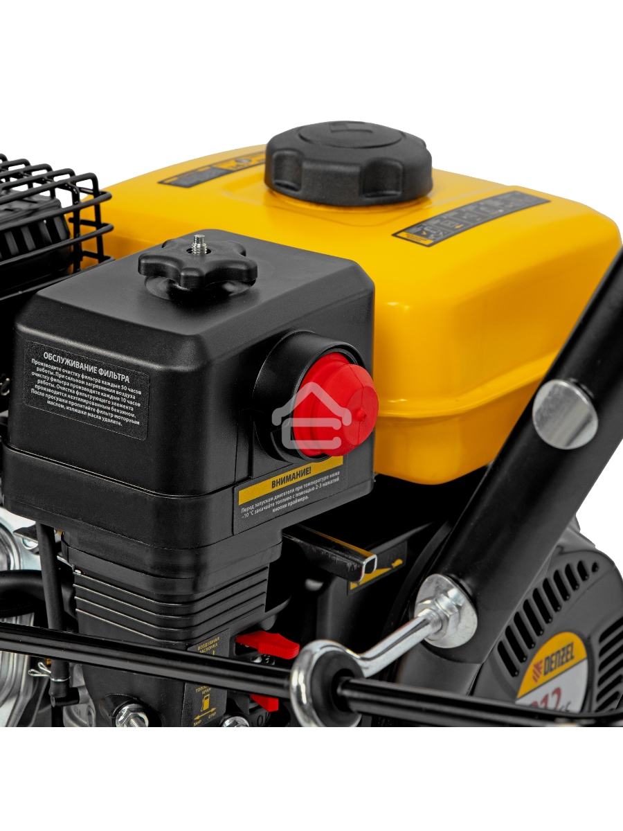 Бензиновая снегоуборочная машина SBM 610, 212cc, ручной старт, фара Denzel
