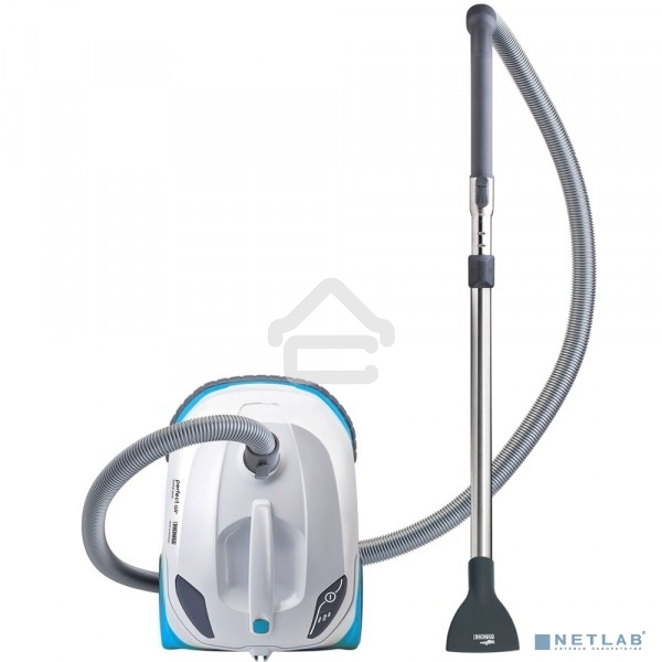 Пылесос Thomas AQUA-BOX Perfect Air Allergy Pure белый/синий, 1700 Вт, уборка сухая/сбор жидкости, пылесборник контейнер 2.6 л