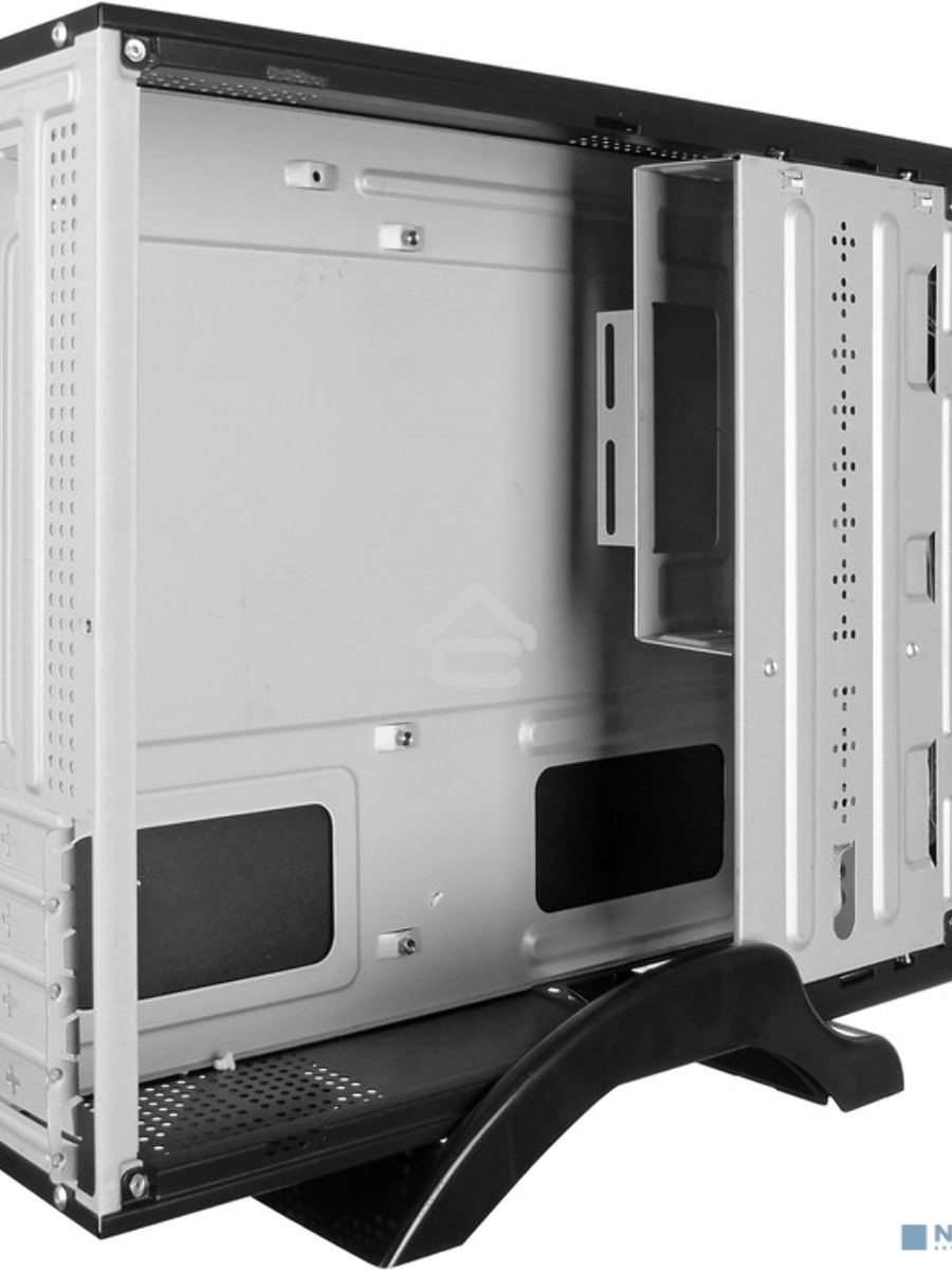 Компьютерный корпус Desktop ExeGate MI-207U (mini-ITX/mATX, без БП, 2*USB+1*USB3.0, аудио, черный)